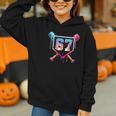 Baseball Ice Cream Drip Number 67 Player 67th Birthday Graphic Youth Hoodie Baseball Ice Cream Drip Number 67 Player 67th Birthday Graphic Youth Hoodie