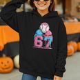 Baseball Ice Cream Drip Six Seven Gen Alpha Meme 67 Graphic Youth Hoodie