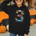 Baseball Ice Cream Drip Vehicles Youth Baseball Drip Graphic Youth Hoodie