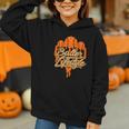 Baseball Lifestyle Home Plate Orange Ice Cream Drip Men Boys Graphic Youth Hoodie