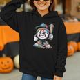 Baseball Mascot Attitude Graffiti Splash Bat Cap Graphic Youth Hoodie Baseball Mascot Attitude Graffiti Splash Bat Cap Graphic Youth Hoodie