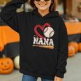 Baseball Nana Baseball Heart Family Matching Graphic Youth Hoodie Baseball Nana Baseball Heart Family Matching Graphic Youth Hoodie