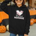 Baseball Nonnie Baseball Heart Graphic Youth Hoodie Baseball Nonnie Baseball Heart Graphic Youth Hoodie