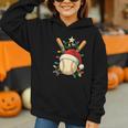 Baseball Santa Christmas Ball Baseball Lover Player Boys Graphic Youth Hoodie Baseball Santa Christmas Ball Baseball Lover Player Boys Graphic Youth Hoodie