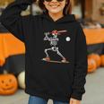 Baseball Skeleton Spooky Boys Halloween Baseball Player Graphic Youth Hoodie Baseball Skeleton Spooky Boys Halloween Baseball Player Graphic Youth Hoodie
