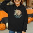 Baseball Waves Ocean Sports Baseball Fans Graphic Youth Hoodie