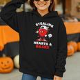 Boys Valentines Baseball Drip Icecream Stealing Hearts Kids Graphic Youth Hoodie Boys Valentines Baseball Drip Icecream Stealing Hearts Kids Graphic Youth Hoodie