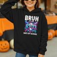 Bruh It's My 67 33 Days Of School Baseball 100 Days Smarter Graphic Youth Hoodie Bruh It's My 67 33 Days Of School Baseball 100 Days Smarter Graphic Youth Hoodie