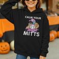 Calm Your Mitts Baseball Ice Cream Drip Crossed Bats Sport Graphic Youth Hoodie Calm Your Mitts Baseball Ice Cream Drip Crossed Bats Sport Graphic Youth Hoodie