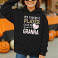 My Favorite Player Calls Me Granna Baseball Leopard Graphic Youth Hoodie My Favorite Player Calls Me Granna Baseball Leopard Graphic Youth Hoodie