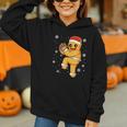 Gingerbread Man Baseball Christmas Graphic Youth Hoodie Gingerbread Man Baseball Christmas Graphic Youth Hoodie