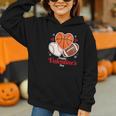 Happy Valentine’s Basketball Football Valentine Baseball Graphic Youth Hoodie Happy Valentine’s Basketball Football Valentine Baseball Graphic Youth Hoodie