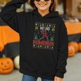 Ho Ho Homerun Xmas Sports Player Baseball Ugly Christmas Graphic Youth Hoodie Ho Ho Homerun Xmas Sports Player Baseball Ugly Christmas Graphic Youth Hoodie
