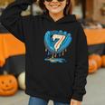 Ice Cream Baseball Glove 7th Birthday Edition Graphic Youth Hoodie Ice Cream Baseball Glove 7th Birthday Edition Graphic Youth Hoodie