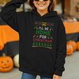 I’Ll Be Home For Christmas Baseball Ugly Sweater Graphic Youth Hoodie