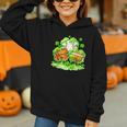 Kids St Patricks Day Shamrock Basketball Baseball Football Graphic Youth Hoodie