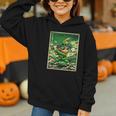 Leprechaun Playing Baseball Japanese Art St Patricks Day Graphic Youth Hoodie Leprechaun Playing Baseball Japanese Art St Patricks Day Graphic Youth Hoodie