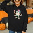 Melted Ice-Cream Baseball Mascot Pastel Pop Graphic Youth Hoodie Melted Ice-Cream Baseball Mascot Pastel Pop Graphic Youth Hoodie