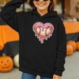 Melting Baseball Drip Heart Softball Player Lover Ice Cream Graphic Youth Hoodie Melting Baseball Drip Heart Softball Player Lover Ice Cream Graphic Youth Hoodie