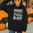 Mommy Of The Birthday Boy Baseball Ice Cream Drip Matching Graphic Youth Hoodie