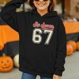 Number 67 Meme Six Seven Baseball Style Kids Boy Teen Graphic Youth Hoodie