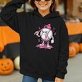 Pink Ribbon Baseball Breast Cancer Awareness Graphic Youth Hoodie Pink Ribbon Baseball Breast Cancer Awareness Graphic Youth Hoodie