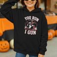 You Run I Gun Baseball Catcher Softball Player Graphic Youth Hoodie You Run I Gun Baseball Catcher Softball Player Graphic Youth Hoodie