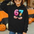 Six Seven 6-7 Baseball Ice Cream Drip 67 Meme Hands Graphic Youth Hoodie Six Seven 6-7 Baseball Ice Cream Drip 67 Meme Hands Graphic Youth Hoodie