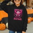 Strike Out Breast Cancer Baseball Ice Cream Drip Graphic Youth Hoodie Strike Out Breast Cancer Baseball Ice Cream Drip Graphic Youth Hoodie