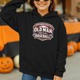 Never Underestimate An Old Man Who Plays Baseball Graphic Youth Hoodie Never Underestimate An Old Man Who Plays Baseball Graphic Youth Hoodie