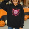 Valentines Day Baseball Boys Ice Cream Drip Heart Youth Kids Graphic Youth Hoodie Valentines Day Baseball Boys Ice Cream Drip Heart Youth Kids Graphic Youth Hoodie