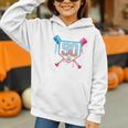 Baseball 50 Year Old Ice Cream Drip 50th Birthday Number 50 Graphic Youth Hoodie Baseball 50 Year Old Ice Cream Drip 50th Birthday Number 50 Graphic Youth Hoodie