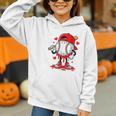 Baseball Drip Valentines Graphic Youth Hoodie Baseball Drip Valentines Graphic Youth Hoodie