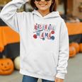 Baseball Mama Mom Mother Vintage Game Day Graphic Youth Hoodie Baseball Mama Mom Mother Vintage Game Day Graphic Youth Hoodie