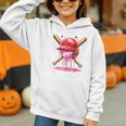 Boys Valentine Day Baseball Helmet Drip Ice-Cream Youth Kids Graphic Youth Hoodie