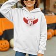 Cute Baseball &Cupid Wings Happy Valentines Boys Men Graphic Youth Hoodie