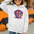 Gen Alpha Slang Ice Cream Drip Six Seven 67 Baseball Catcher Graphic Youth Hoodie