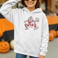 Santa Playing Baseball Catcher Merry Christmas Sport Player Graphic Youth Hoodie Santa Playing Baseball Catcher Merry Christmas Sport Player Graphic Youth Hoodie