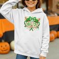 Six Seven 67 Meme Baseball Coquette Bow St Patrick's Day Graphic Youth Hoodie Six Seven 67 Meme Baseball Coquette Bow St Patrick's Day Graphic Youth Hoodie