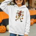 Skeleton Halloween Baseball Boys Men Kids Toddler Graphic Youth Hoodie