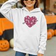 Valentine's Day Baseball Heart Softball Player Sports Lover Graphic Youth Hoodie Valentine's Day Baseball Heart Softball Player Sports Lover Graphic Youth Hoodie