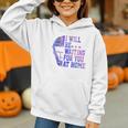 I Will Be Waiting For You At Home Baseball Softball Catcher Graphic Youth Hoodie I Will Be Waiting For You At Home Baseball Softball Catcher Graphic Youth Hoodie