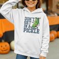 Youth Baseball Catcher Humor Don’t Get In A Pickle Graphic Youth Hoodie Youth Baseball Catcher Humor Don’t Get In A Pickle Graphic Youth Hoodie