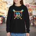 10 Years Old 10th Birthday Baseball Ice Cream Dripping Boys Youth Long Sleeve Tee 10 Years Old 10th Birthday Baseball Ice Cream Dripping Boys Youth Long Sleeve Tee