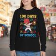 100 Days Of School Baseball Bat 100th Day Of School Boys Youth Long Sleeve Tee 100 Days Of School Baseball Bat 100th Day Of School Boys Youth Long Sleeve Tee