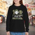 100 Days Of School Baseball Camo Art For Boys Kids Students Youth Long Sleeve Tee 100 Days Of School Baseball Camo Art For Boys Kids Students Youth Long Sleeve Tee