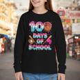 100 Days Of School Baseball Donut Dripping Teacher Boys Kids Youth Long Sleeve Tee 100 Days Of School Baseball Donut Dripping Teacher Boys Kids Youth Long Sleeve Tee