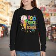 100 Days Of School Baseball Ice Cream Drip Boys Kids Player Youth Long Sleeve Tee 100 Days Of School Baseball Ice Cream Drip Boys Kids Player Youth Long Sleeve Tee