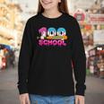 100 Days Of School Baseball Ice Cream Drip For Teacher Kid Youth Long Sleeve Tee 100 Days Of School Baseball Ice Cream Drip For Teacher Kid Youth Long Sleeve Tee