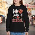 100 Days Of School Baseball Player Teacher Student Youth Long Sleeve Tee 100 Days Of School Baseball Player Teacher Student Youth Long Sleeve Tee